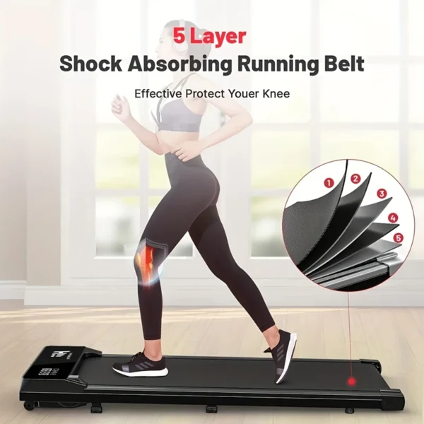 Portable & Foldable Silent Treadmill for Home and Office