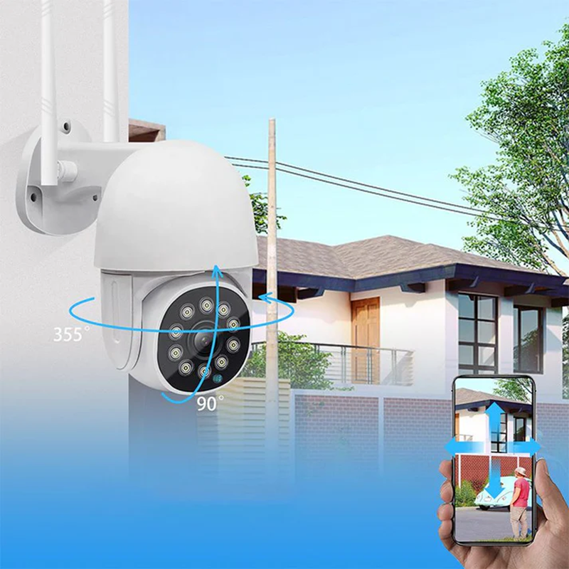 Smart wireless monitoring camera kit